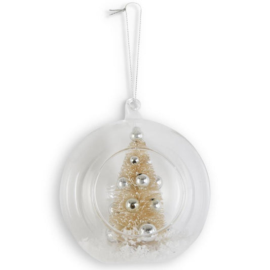 Esfera Cristal con Árbol 4.5"