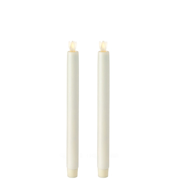 Set/2 velas flama dinámica 10.5"